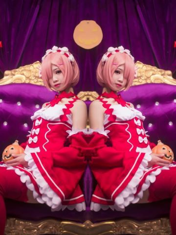 从零开始的异世界生活 蕾姆拉姆小恶魔 cosplay