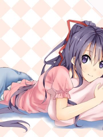 《约会大作战》夜刀神十香萌化手机主题