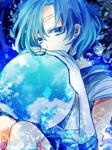 《美少女战士》水野亚美萌化手机主题