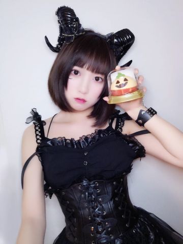 Lolita 不给糖就把你吃掉！小恶魔 cosplay