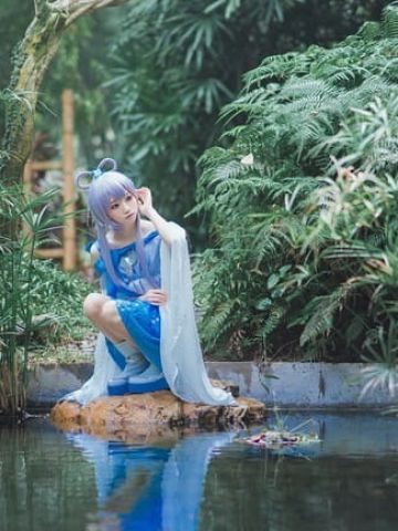 VOCALOID 洛天依 古风 双马尾 cosplay