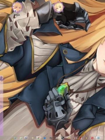 【win7主题】 紫罗兰永恒花园 萌化电脑主题