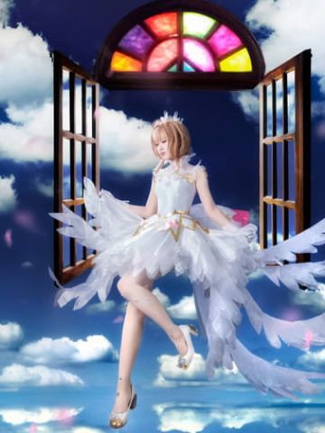 魔卡少女樱透明卡牌OP cosplay