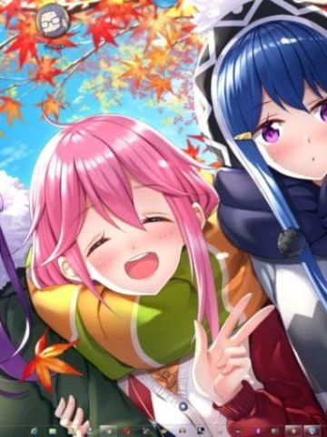 【win7主题】摇曳露营 萌化电脑主题