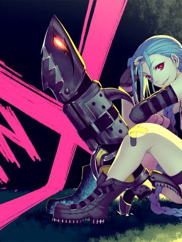 《英雄联盟》金克斯手机主题