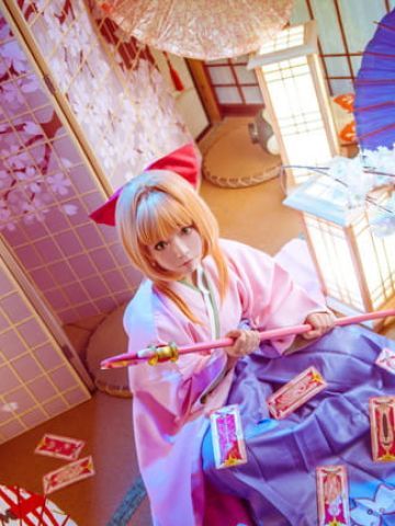 木之本樱 赏樱 生日贺片 cosplay