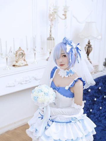 Re:从零开始的异界生活 花嫁蕾姆 cosplay图片