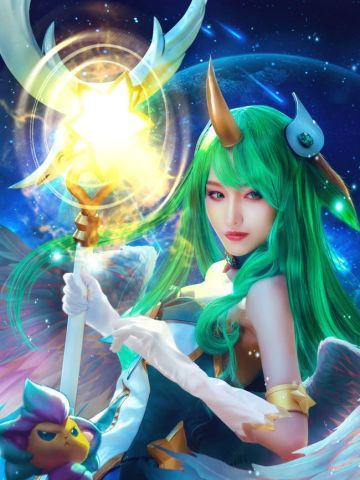 cos正片 英雄联盟 魔法少女 星之守护者 索拉卡cos
