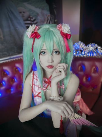 miku 旗袍百乐门歌女 cosplay