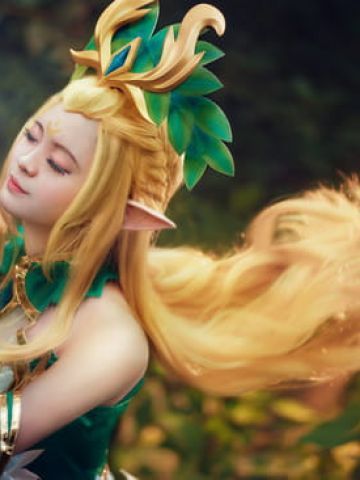 王者荣耀 王昭君 精灵公主 cosplay