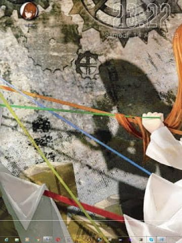 Windows 7主题 命运石之门 萌化主题