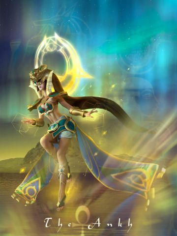 王者荣耀 女娲 尼罗河女神cosplay图片