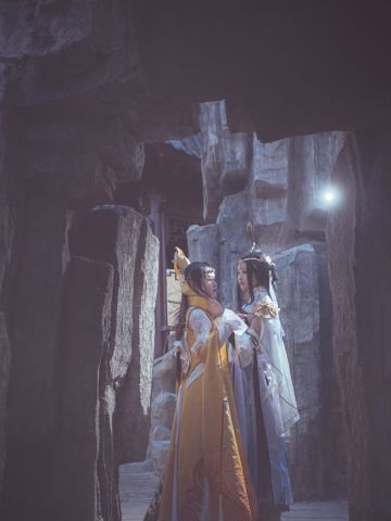 剑侠情缘网络版叁 雪河藏剑成女&秦风纯阳成女 cosplay图片