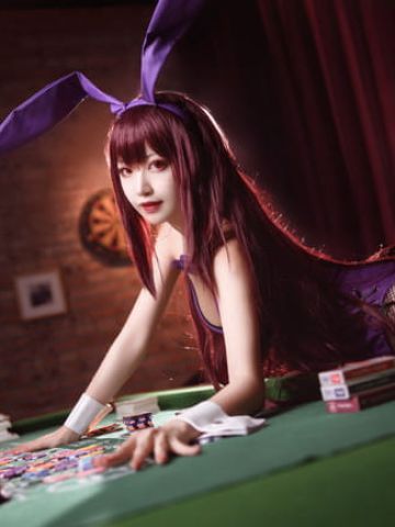 Fate/Grand Order 兔女郎斯卡哈 cosplay图片