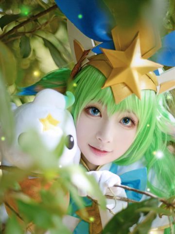 英雄联盟 仙灵女巫璐璐 cosplay图片