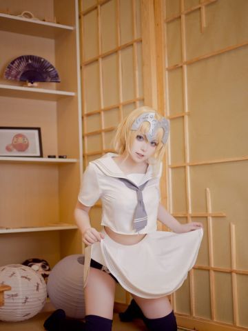 Fate/Grand Order 黑白贞德X放课后的制服 cosplay