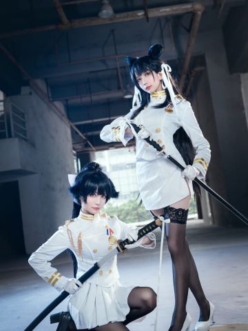 碧蓝航线 高雄&爱宕 cosplay图片
