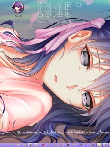 Windows 7 萌化电脑主题 间桐樱