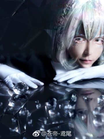 宝石之国 黑白钻石 cosplay图片
