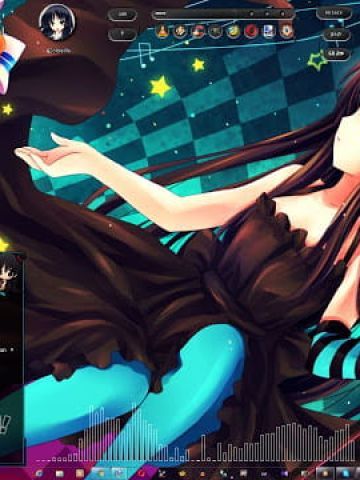 Windows7 萌化电脑主题 轻音少女 秋山澪