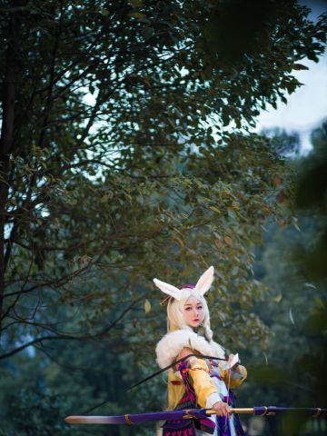 阴阳师白狼森林之姬cos