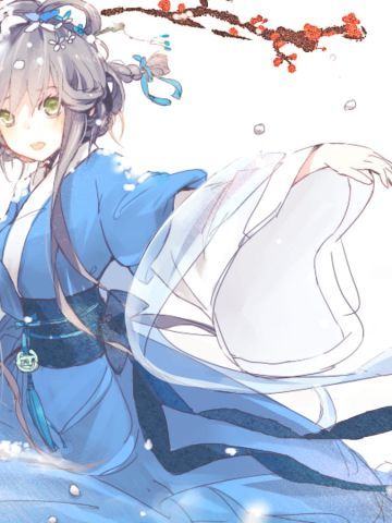 Q版洛天依萌化手机主题