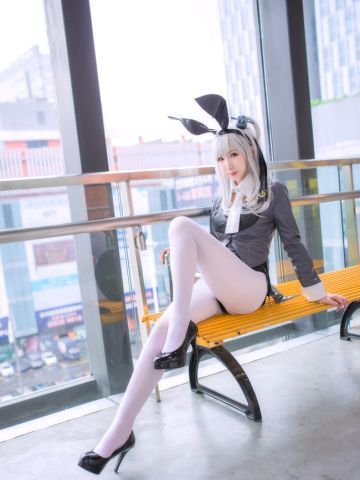 舰队Collection COS 白丝 兔女郎cosplay