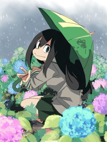 《我的英雄学校》蛙吹梅雨手机主题