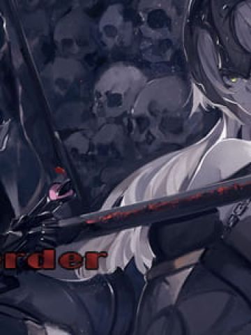 Fate/Grand Order 龙之魔女 黑贞德动漫电脑壁纸下载