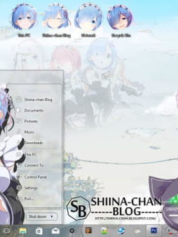 Windows10 萌化电脑主题 从零开始的异世界生活 蕾姆