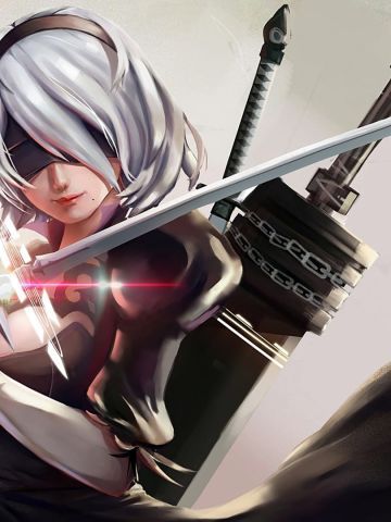 《尼尔：机械纪元》2b小姐姐手机主题