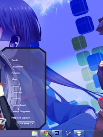 Windows7 萌化电脑主题 记录的地平线 晓