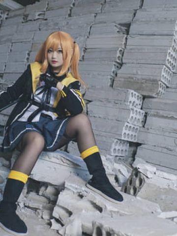 少女前线 双马尾 枪械少女 cosplay