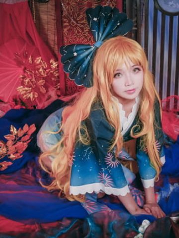 东方Project 中秋贺图 灵梦 魔理沙 cosplay