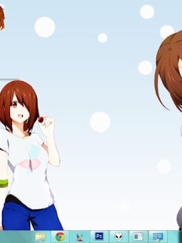 Windows7 萌化电脑主题 轻音少女