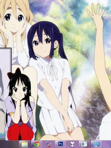 Windows7 萌化电脑主题 轻音少女