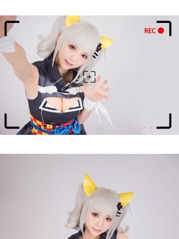 辉夜月 luna 表情包 cosplay