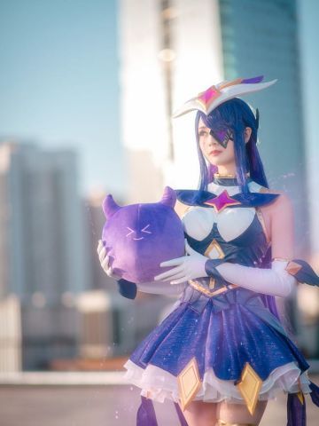 英雄联盟 星之守护者 九尾妖狐阿狸 cosplay