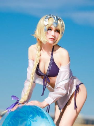 【cos正片】FateExtella 贞德 泳装