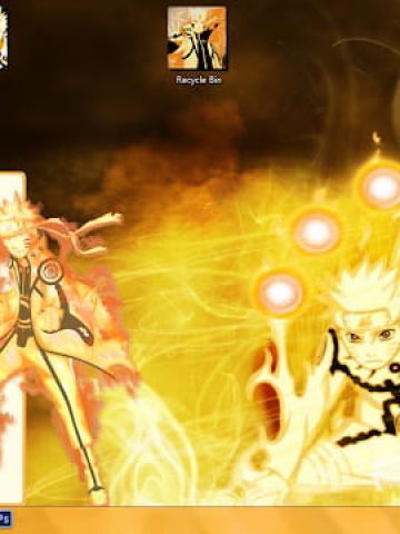 Windows7 萌化电脑主题 火影忍者 漩涡鸣人