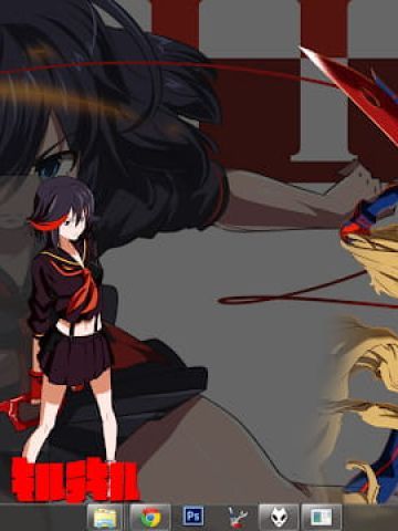 Windows7 萌化电脑主题 斩服少女 缠流子