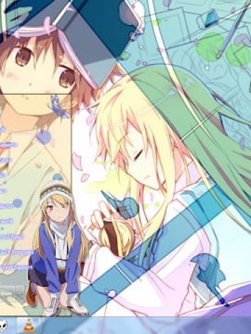 Windows7 萌化电脑主题 樱花庄的宠物女孩 稚名真白