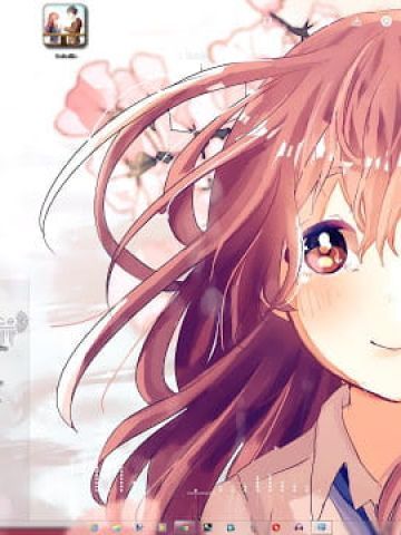 Windows7 萌化电脑主题 声之形 西宫硝子