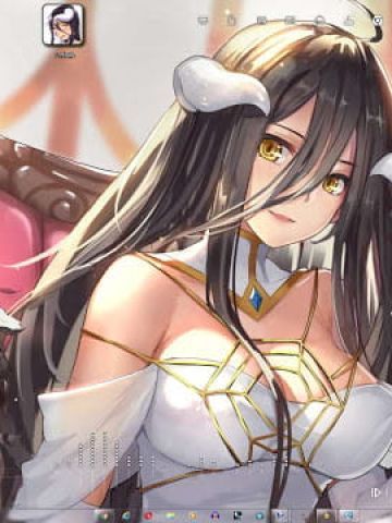 Windows7 萌化电脑主题 Overlord 雅儿贝德