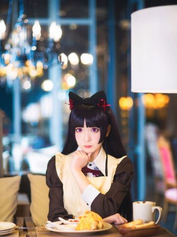 我的妹妹哪有这么可爱 女仆 黑丝 黑猫 cosplay