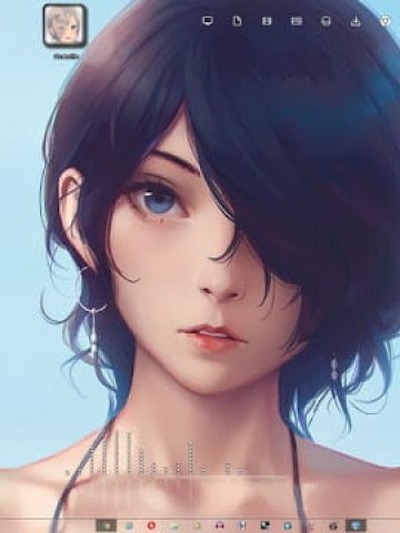 Windows7 萌化电脑主题 雾岛董香