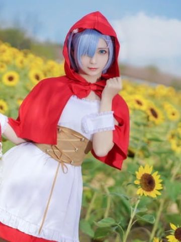 【cos正片】蕾姆小红帽cos