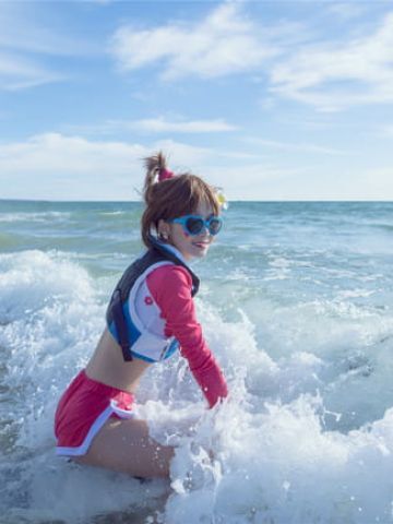 【cos正片】2018夏季运动皮肤-踏浪者D.va