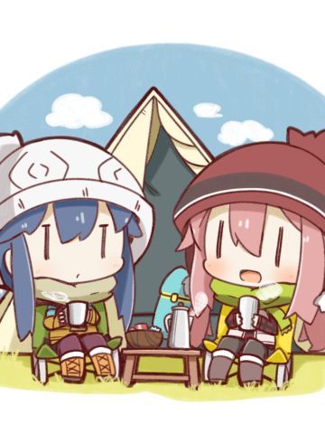 1月轻百合番摇曳露营q版表情