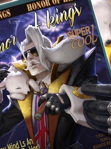 王者荣耀-姜子牙-时尚教父手机主题